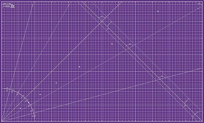Elan Cutting Mat 36x60 Pink & Purple, Extra Large Self Healing Cutting Mat 36 x - Image 2