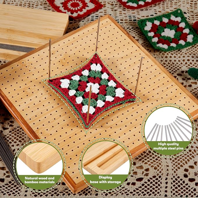 11.8" Crochet Blocking Board - Image 3