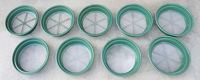 SE 9-Piece Patented 13.25-Inch Wide Stackable Sifting Pan Set - Image 2