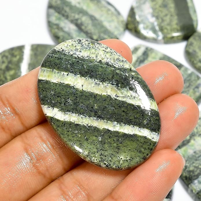 Natural Loose Gemstone 5 Piece Cabochons Lot Jewelry Making Loose Gemstone - Image 2