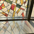 Faux Stained Glass Effect Window Film, Original Double-Sided Hand-Drawn Static by Flortlias