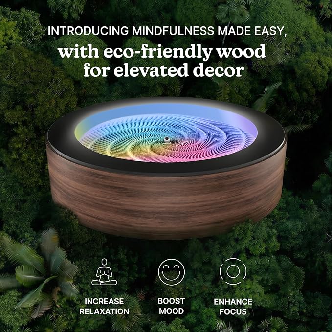 Homedics Drift 10” Wood Sand Table – App Controlled Moving Sand Art - Image 2