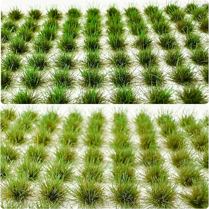 Woohome 208 PCS Static Grass Tuft Green Terrain Kit - Image 4