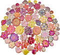 500g/1.1lb Ceramic Mosaic Tiles Mixed Shapes of Flowers, Mushrooms by Unknown