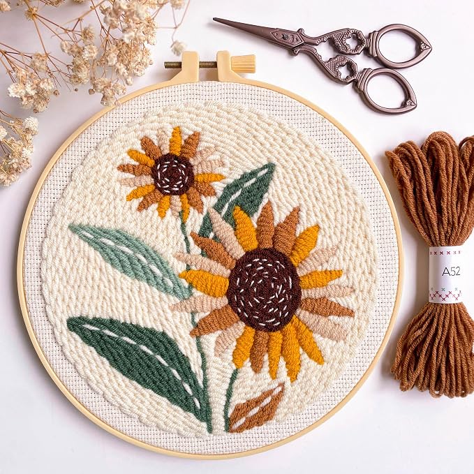 Myfelicity Punch Needle kit, Punch Needle Embroidery Kit - Image 7