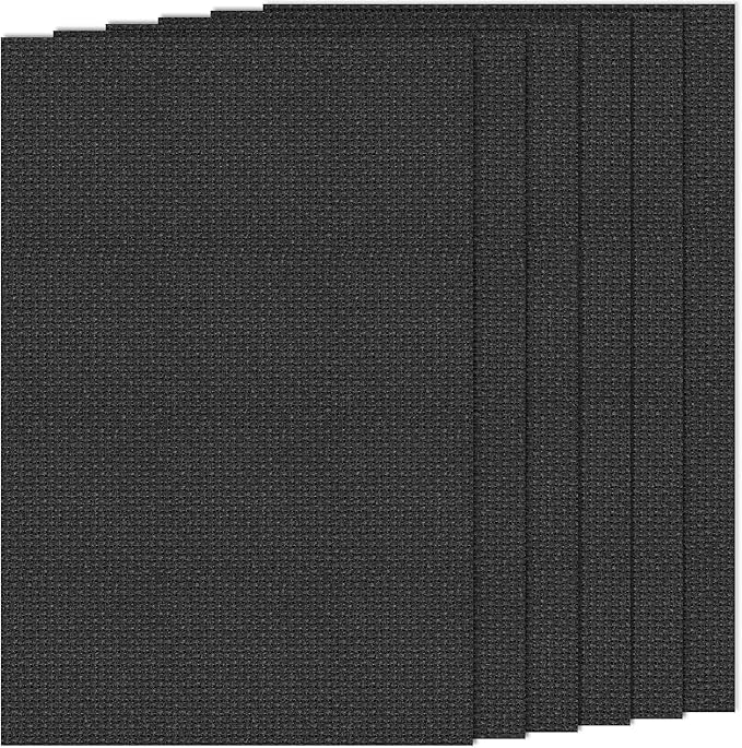 6 PCS Cross Stitch Aida Fabric 14 Count, 18 by 12 Inch, Classic Reserve Cross by MYFAMIREA