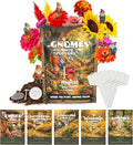 Gnome Garden Seed Kit | 5 Flower Varieties by TactikoSurvival