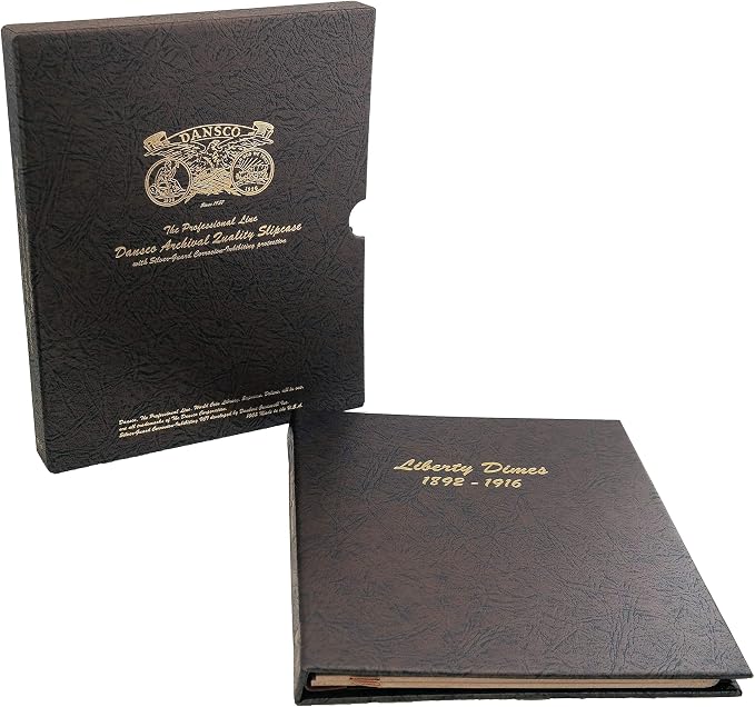 Dansco US Liberty/Barber Dime Coin Album by Unknown