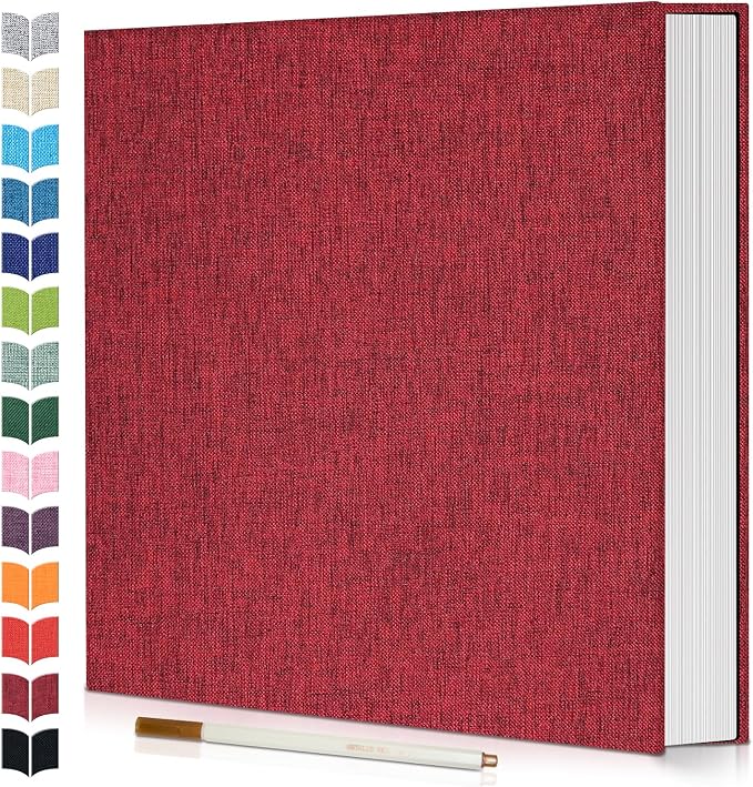 Artfeel Photo Album Self Adhesive Scrapbook, 60 Pages Large Photo Book by Artfeel