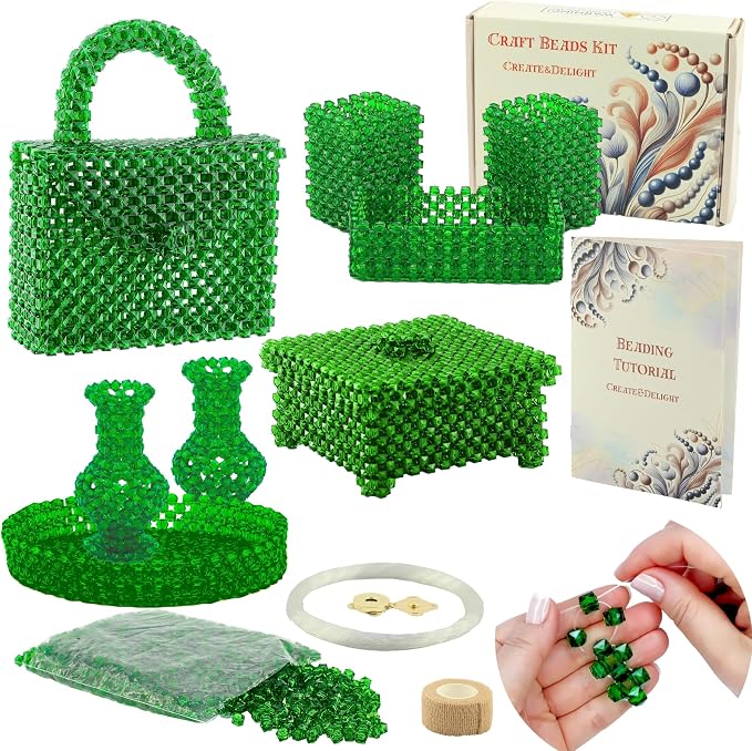 Arts and Crafts for Adults: Craft Supplies for Weaving Beaded Cute Things. DIY by Unknown