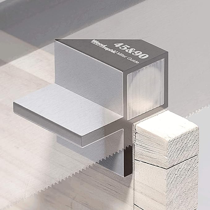 Dovetail Saw Guide – 1:8 Angle for Hard Wood – CNC Machined Magnetic Layout Tool for Accurate Joinery, Marking Lines, and Hand-Cut Woodworking Projects