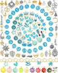 FIVEIZERO 216PCS Charms for Jewelry Making, Enamel Blacelet Charms Kit | by FIVEIZERO