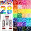 20000Pcs 4MM SS16 Rhinestones for Bedazzling Crafting, 28 Jelly Resin Gems by Worthofbest