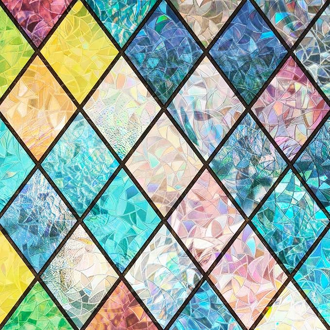 ADD.HERES Window Privacy Film, Stained Glass Decorative Static Cling, Removable - Image 9