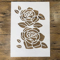 TIAMECH A4 Reusable Rose Flower Stencil by TIAMECH