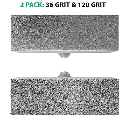 ATLIN Grinding Wheel Dressing Tool - 36 Grit & 120 Grit Diamond Dresser - True Up and Restore Grinding Wheels