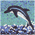 Adults Mosaic Supplies Kit for Beginners, Square 5.9inch Dolphin, not Toys by ALEA+Mosaic