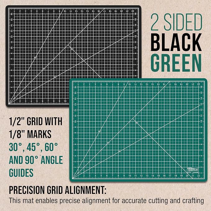 U.S. Art Supply 18" x 24" Self-Healing Cutting Mat 5-Ply - Image 3