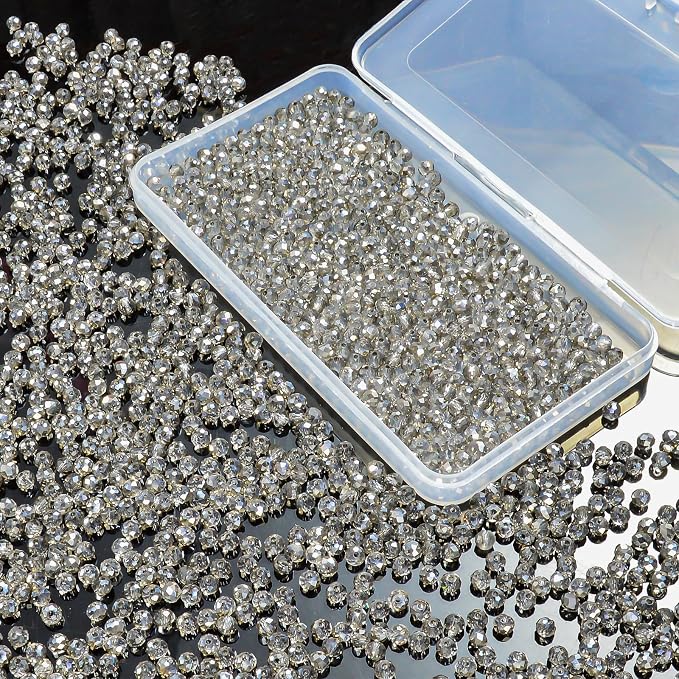 1200Pcs 4mm Crystal Glass Beads by Laopottbeads