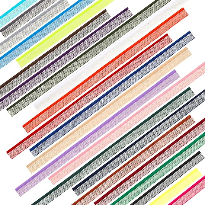 24 Pieces Book Binding Endbands 12 Inch 24 Colors Book Headband | Cotton - Image 3