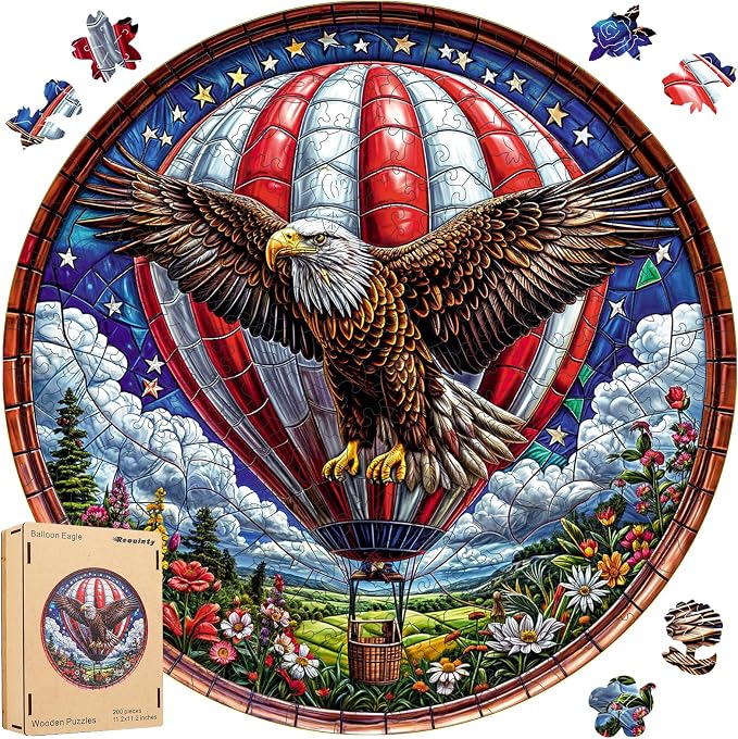 Reouinty Flower Eagle Wooden Puzzle by Reouintywoodenpuzzle