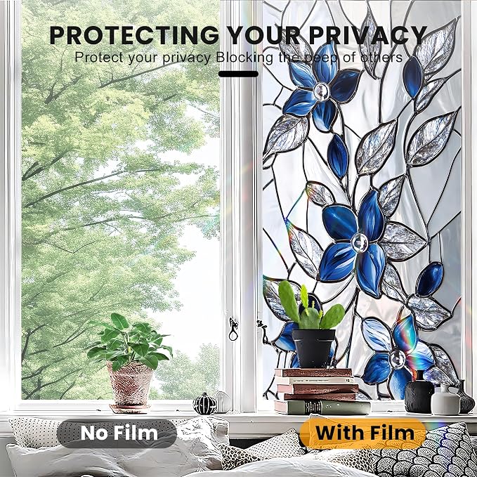 Stained Glass Window Privacy Film Static Cling - Image 5