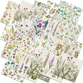 HunnmingRe 20 Pcs 10''x10'' Wildflower Quilting Fabric Square Wildfloral by HunnmingRe