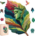 MYS A·U·R Wooden Puzzles for Adults, Freedom Leaf Jigsaw Puzzle 500pcs by MYSA%C2%B7U%C2%B7R