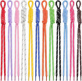 KJML DIY Paracord Keychain 12pcs Paracord Rope Keychain Braided Cord Rope Bag by KJMLDIY