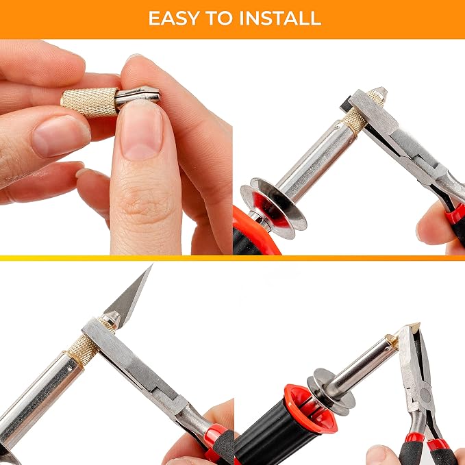Premium Wood Burning Kit 43PCS, Dual Power Mode Wood Burner Pen Tool - Image 9