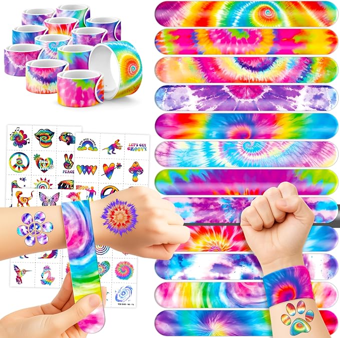 Cherisnowy 72 Pcs Tie Dye Party Favors by Cherisnowy