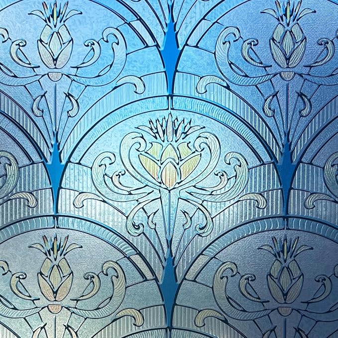 3D Vintage Stained Glass Window Film - Image 2