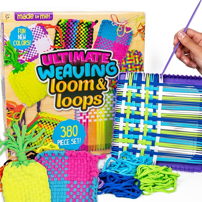 Made By Me Ultimate Weaving Loom, Includes 378 Craft Loops & 1 Weaving Loom by MadebyMe
