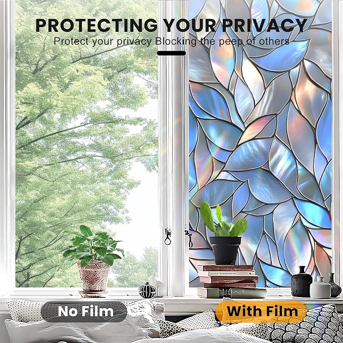 Stained Glass Window Privacy Film Static Cling - Image 5