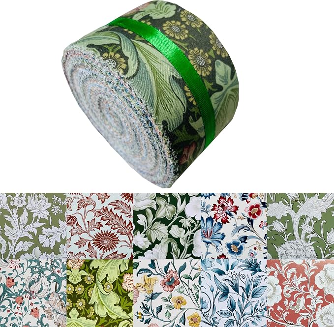 40 Strip Jelly Roll Fabric Strips - Image 5