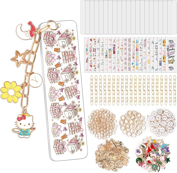 388 Pcs Bow Acrylic Bookmark Blanks Thicken 20 DIY Bookmark Making 22 Bow UV by HOMAR