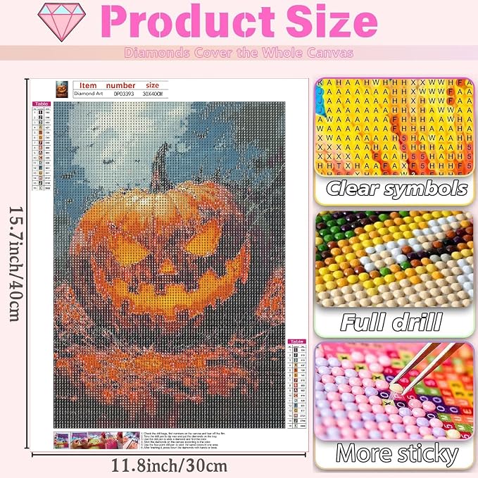 WUDWL Halloween Diamond Art Kits - Image 3