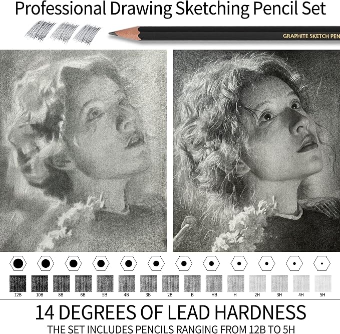 Qionew Professional Sketching Pencil - Image 3