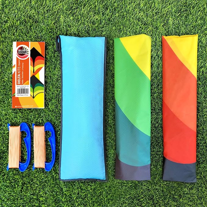 Mint's Colorful Life Delta Kite - Image 2