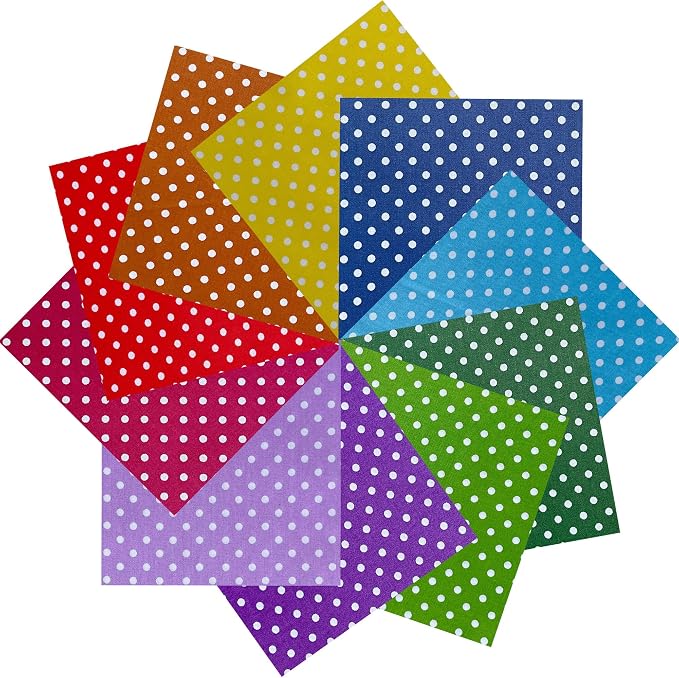 8"x8" 50pcs Cotton Fabric Squares - Image 2