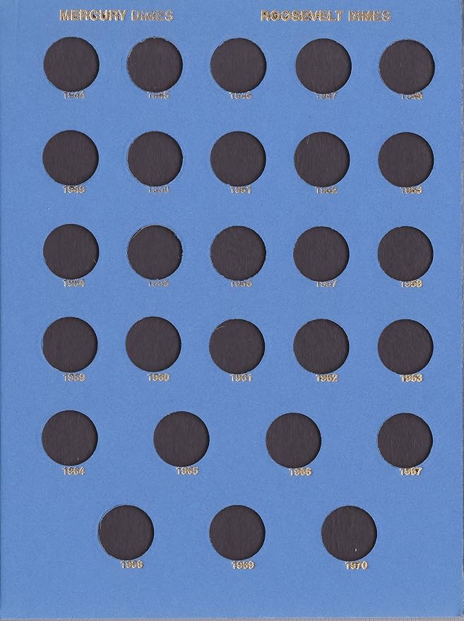 Whitman US and Canada Dime Doin Folder Plain / No Dates #9043 - Image 4