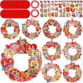 Hollowfly 48 Sets Vintage Valentine's Day Wreath Craft Kits by Hollowfly