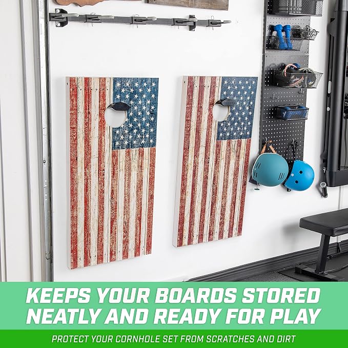 GoSports Wall Mounted Cornhole Board Hangers - Image 4