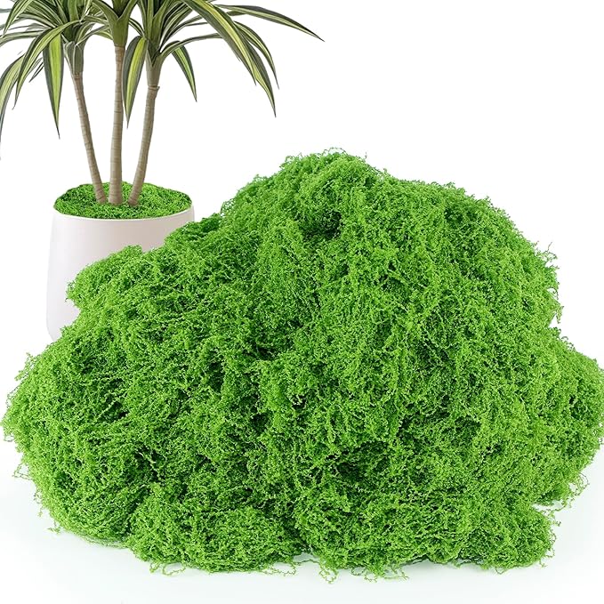 Fake Moss 5.3 oz, Artificial Moss by ASCAKE