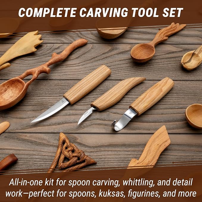 BeaverCraft S13 Wood Carving Tools Set - Image 2