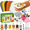 WATINC 6Pcs Hand Puppet Making Kit, Art Craft Felt Sock Puppet Toys, Creative by WATINC