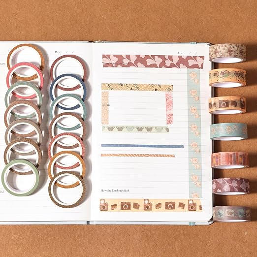 Mr. Pen- Washi Tape Set, 21 Rolls, 5 Yards/Roll | Washi Tape - Image 9