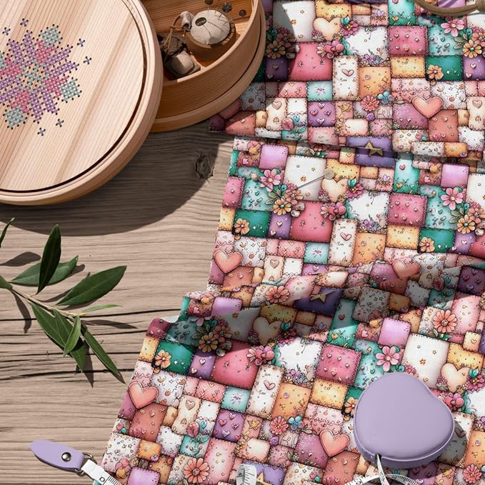 100% Cotton Fabric by the Yard – Turkish Quality Quilting & Sewing Fabric - Image 9