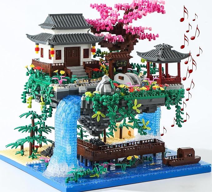 Yushinv Cherry Blossom Tree Building Set by Yushinv