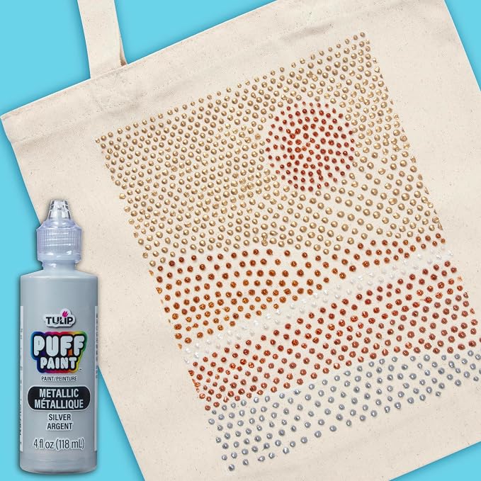 Tulip Puff Fabric Paint Metallic Finish, Permanent Craft Paint - Image 5